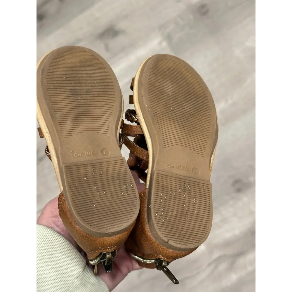 Carter toddler girl Eliana Braided Strap Sandals, size 8 - Picture 5 of 7